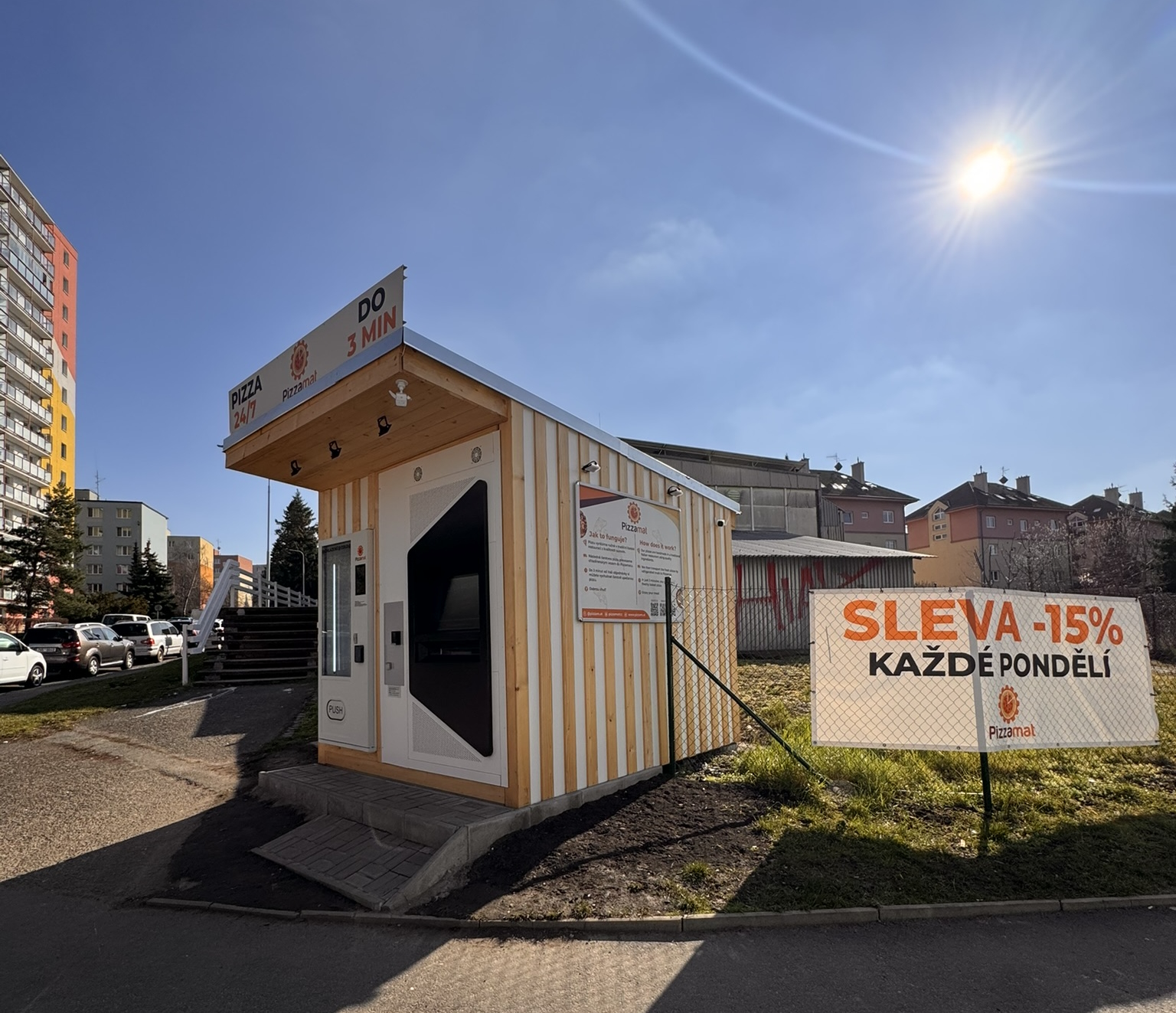 📍 Pizzamat Hostivař – U Dvojdomů 1324